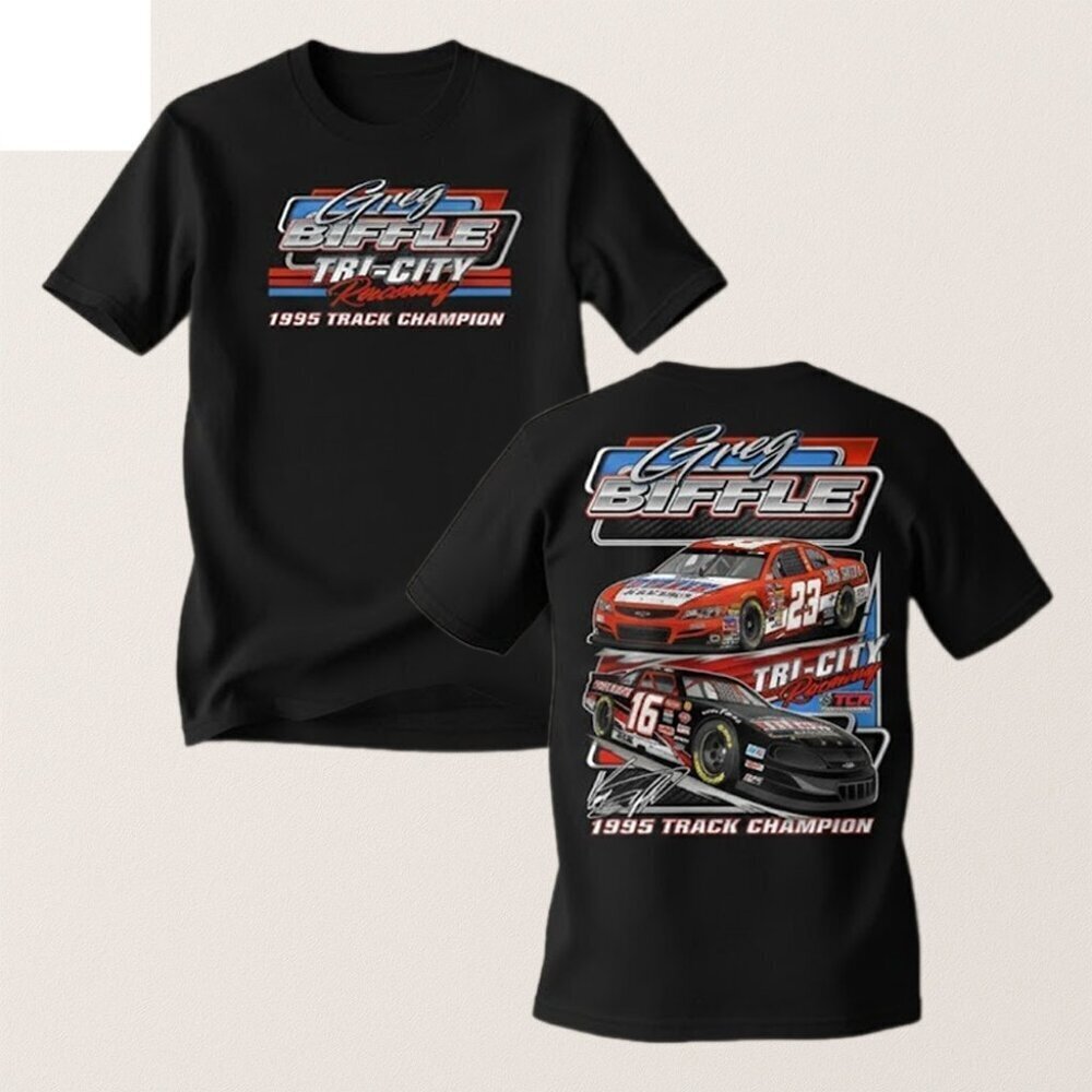 Greg Biffle Raceway Champion 1995 Racing Fan Unisex T-Shirt